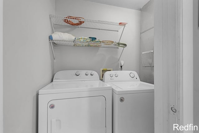16153 Krob Rd, Union Pier, MI 49129 - laundry room featuring washing machine and clothes dryer