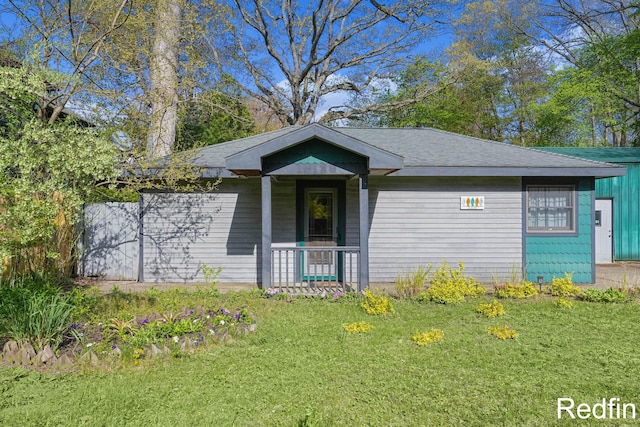 16153 Krob Rd, Union Pier, MI 49129 - bungalow-style house featuring a front yard