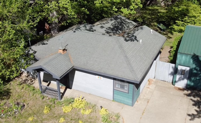 16153 Krob Rd, Union Pier, MI 49129 - view from above of property