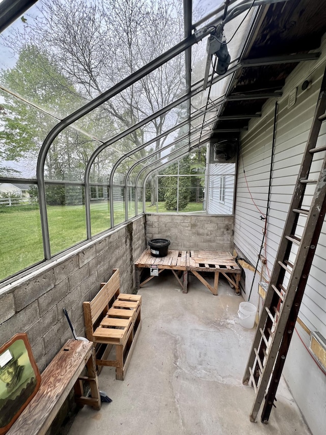 103 Lukesport Dr, Quincy, MI 49082 - view of unfurnished sunroom