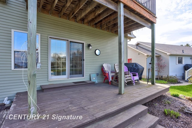 730 S Point Rd, Gladwin, MI 48624 - view of deck