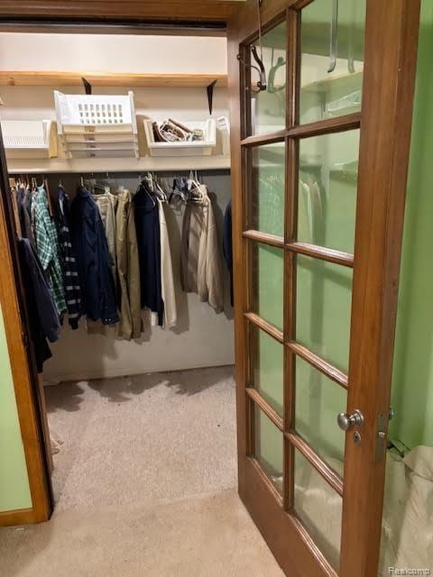 25370 Chapelweigh Dr, Farmington Hills, MI 48336 - walk in closet with carpet floors