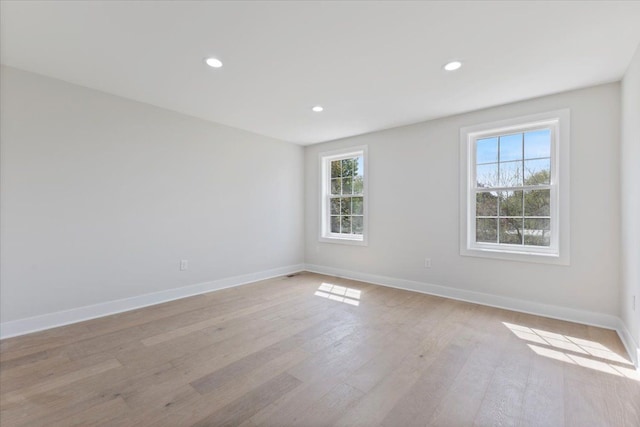 3408 Eastern Ave, Rochester Hills, MI 48307 - unfurnished room featuring baseboards, light wood finished floors, and recessed lighting