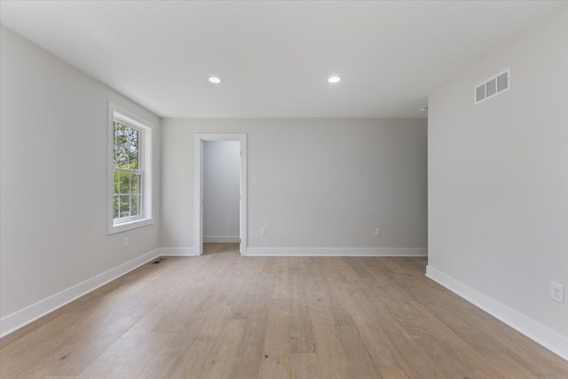 3408 Eastern Ave, Rochester Hills, MI 48307 - unfurnished room with light wood-type flooring, baseboards, and recessed lighting