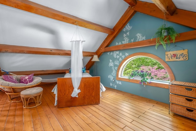 additional living space with wood-type flooring