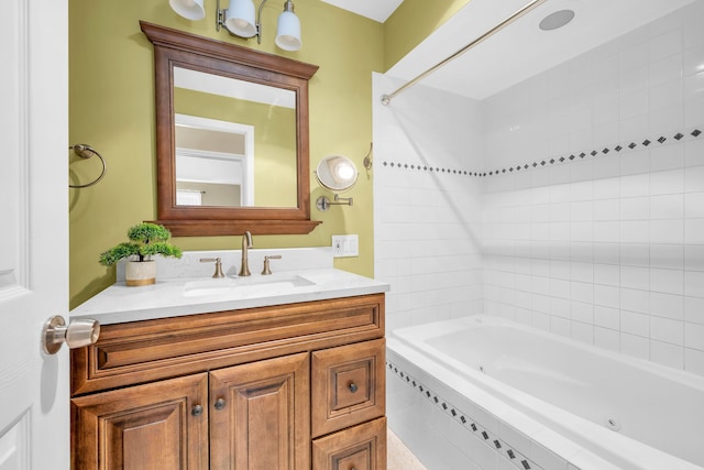 4953 Clintonville Rd, Clarkston, MI 48346 - full bathroom featuring shower / tub combination and vanity