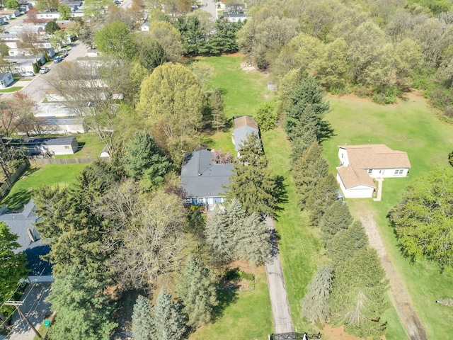 4953 Clintonville Rd, Clarkston, MI 48346 - aerial perspective of suburban area