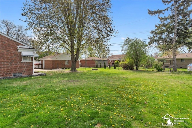 view of yard