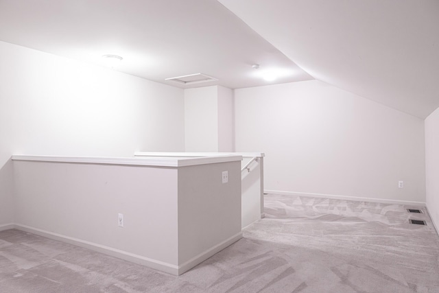 3050 Cloverly Ln, Ann Arbor, MI 48108 - additional living space featuring carpet floors, vaulted ceiling, and baseboards