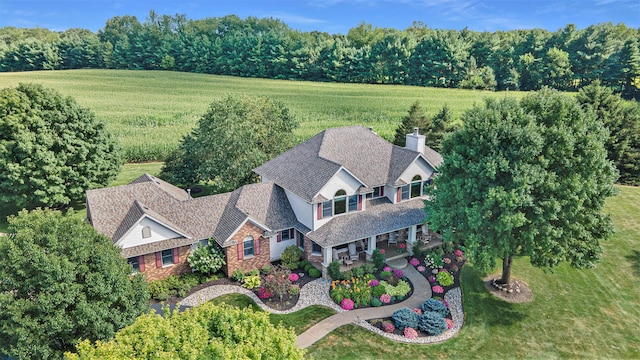 9695 36th St S, Scotts, MI 49088 - aerial view of property and surrounding area