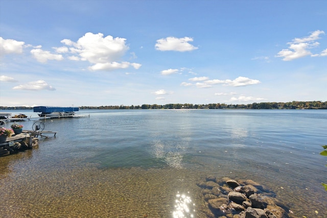 1975 Oldtown Ave, West Bloomfield, MI 48324 - water view with a boat dock