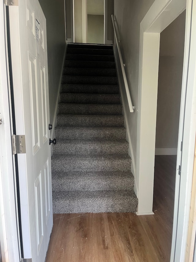 27305 Norfolk St, Inkster, MI 48141 - staircase with wood finished floors and baseboards