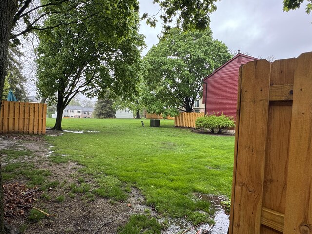 view of yard
