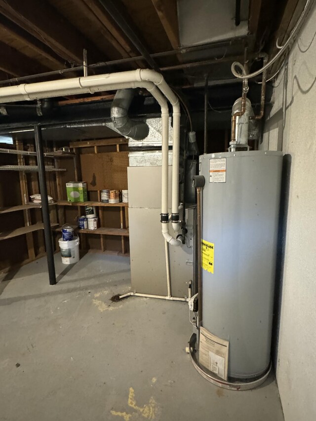 utilities featuring water heater