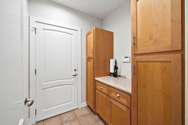 bathroom featuring tile patterned flooring
