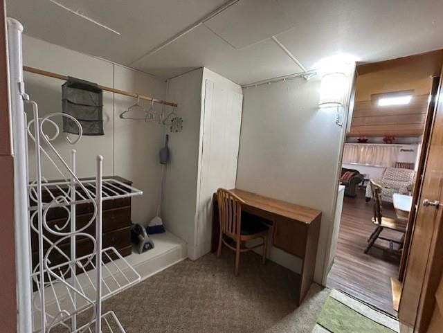 interior space featuring a shower