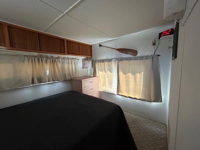 bedroom with carpet floors
