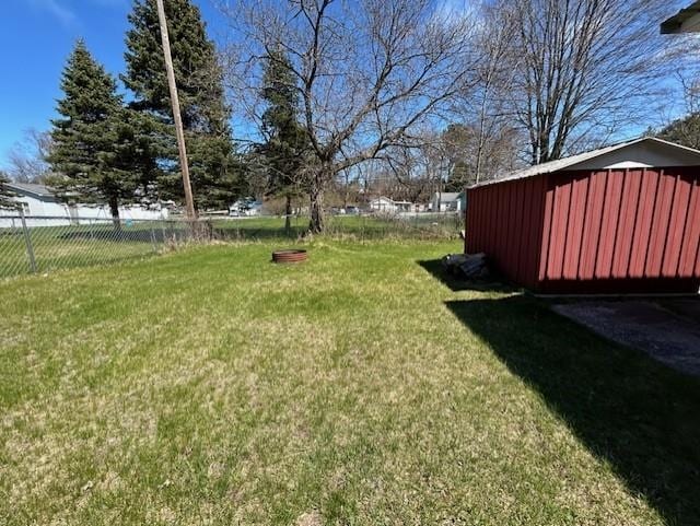 view of yard