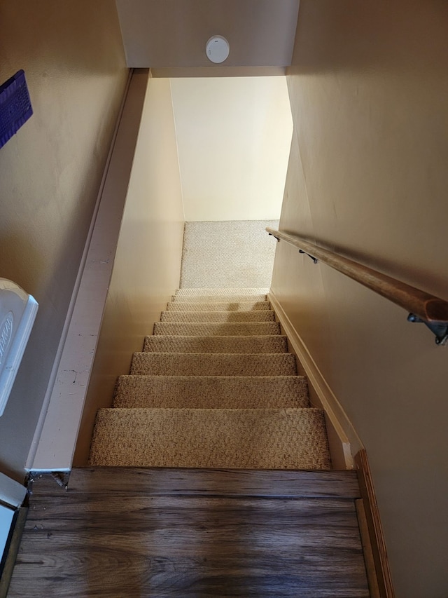 view of staircase