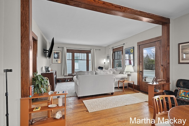 625 Leonard St NE, Grand Rapids, MI 49503 - living area featuring wood finished floors
