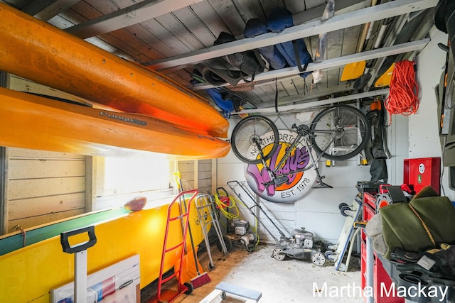 625 Leonard St NE, Grand Rapids, MI 49503 - storage room with a garage
