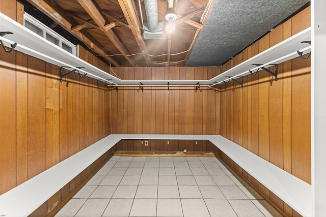 18310 Harman St, Melvindale, MI 48122 - basement featuring wooden walls