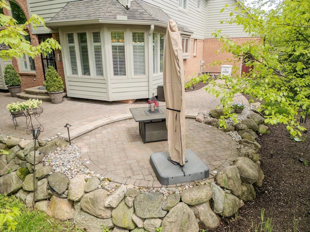28022 Ashland Ave, Harrison Township, MI 48045 - view of patio / terrace with fence