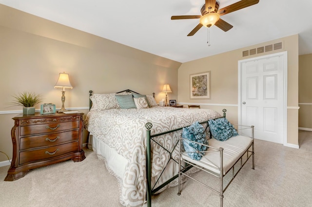 28022 Ashland Ave, Harrison Township, MI 48045 - bedroom featuring carpet floors, baseboards, and ceiling fan