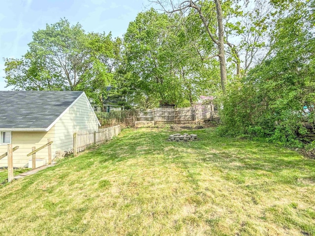 view of yard