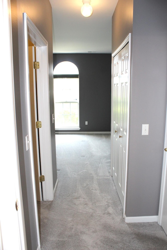 9541 Lakeside Dr, Ypsilanti, MI 48197 - hallway featuring carpet flooring and baseboards