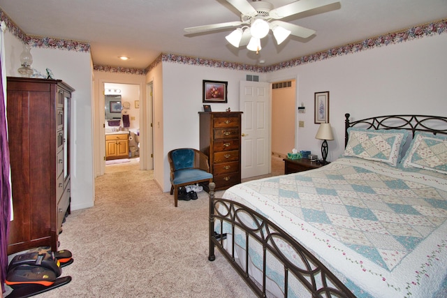 2688 White St, Niles, MI 49120 - bedroom featuring light carpet and ceiling fan