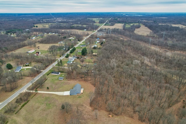 2688 White St, Niles, MI 49120 - aerial overview of property's location featuring rural landscape