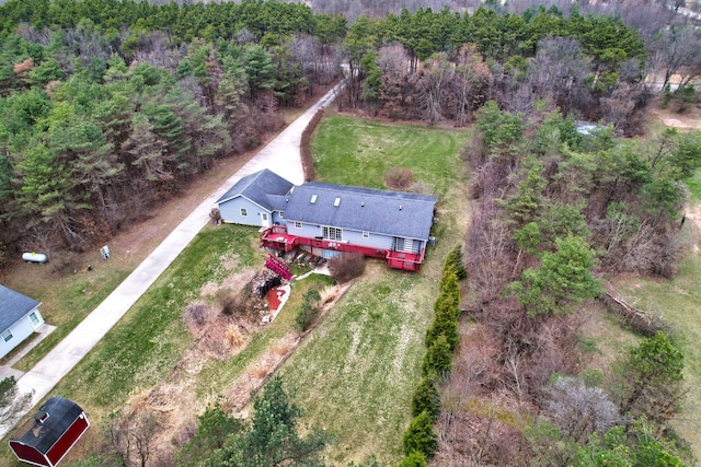 2688 White St, Niles, MI 49120 - view of subject property with a heavily wooded area