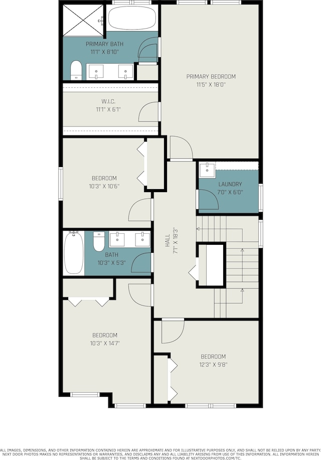 3542 Royal Ave, Berkley, MI 48072 - room layout