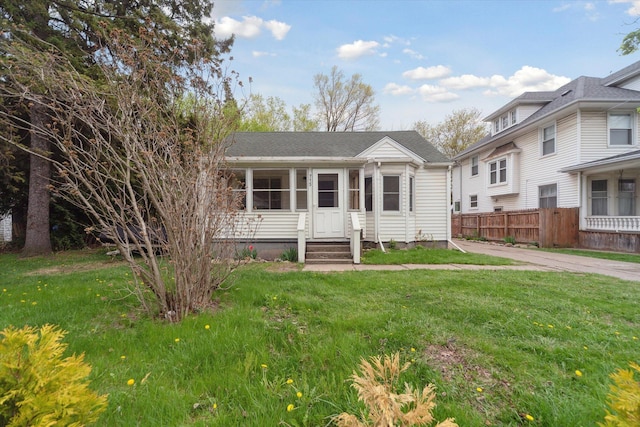 view of front of home