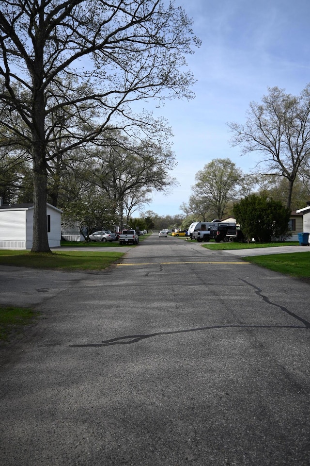 view of asphalt road