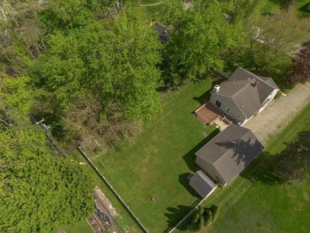 aerial view of property and surrounding area