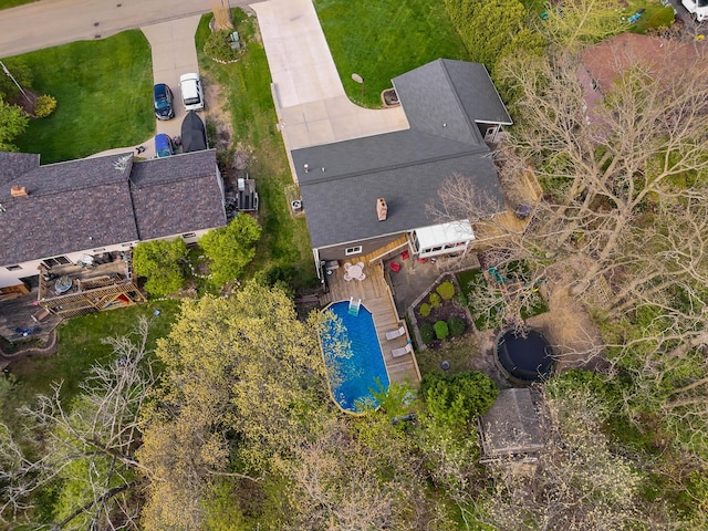 2394 Cedar Crest Dr NE, Grand Rapids, MI 49525 - drone / aerial view of a pool area
