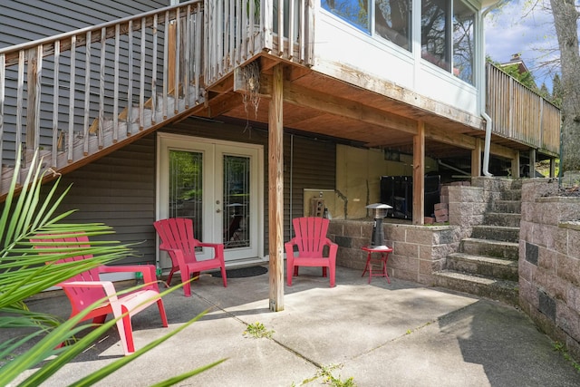2394 Cedar Crest Dr NE, Grand Rapids, MI 49525 - view of patio with french doors