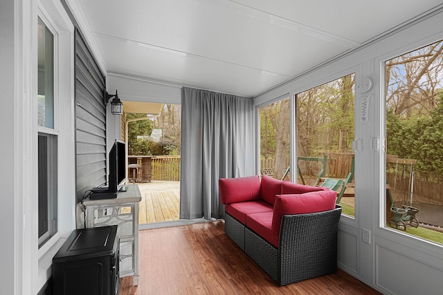 2394 Cedar Crest Dr NE, Grand Rapids, MI 49525 - sunroom / solarium with wood finished floors