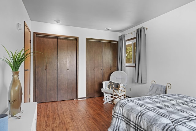 2394 Cedar Crest Dr NE, Grand Rapids, MI 49525 - bedroom with two closets and wood finished floors