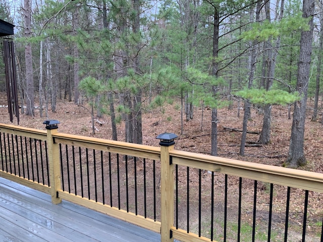15205 Riverview Rd SE, Grayling, MI 49738 - view of wooden terrace