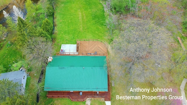 aerial view of property and surrounding area