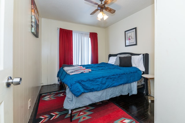 4941 Julius Blvd, Westland, MI 48186 - bedroom with wood finished floors and ceiling fan