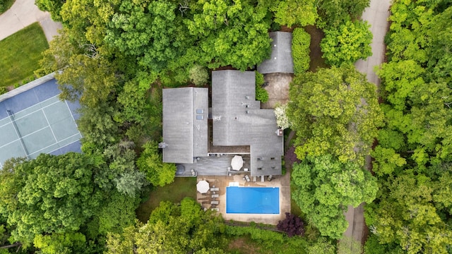 50102 Alpine Blvd, New Buffalo, MI 49117 - aerial view of a pool