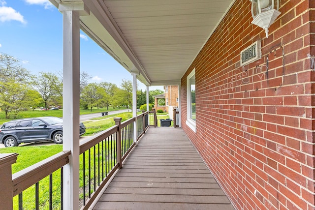 1881 W Grand Blvd, Detroit, MI 48208 - wooden terrace with a porch