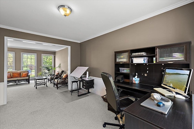 1708 Tremont Rd, Canton, MI 48188 - carpeted office with ornamental molding