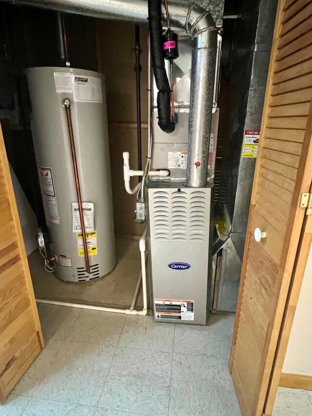 49421 Northwood, Shelby Twp, MI 48315 - utility room with gas water heater