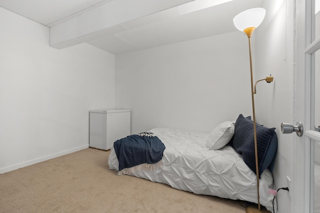 4143 Wild Meadow St, Kalamazoo, MI 49048 - bedroom with carpet floors, fridge, and baseboards