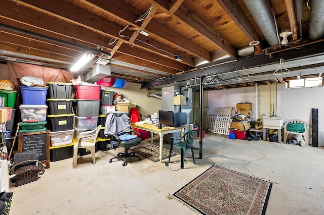 15672 Robert Dr, Macomb, MI 48044 - view of unfinished basement